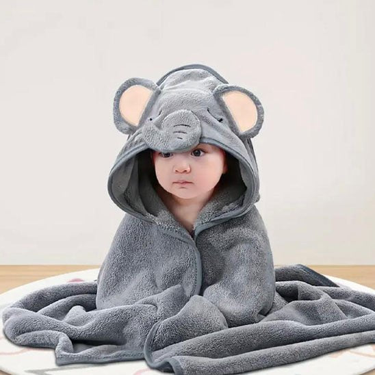 Cape de bain bébé
