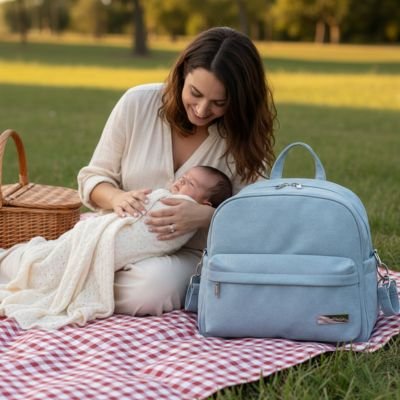 Backpack diaper bag