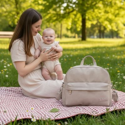 Backpack diaper bag